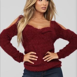 Cute red sweater